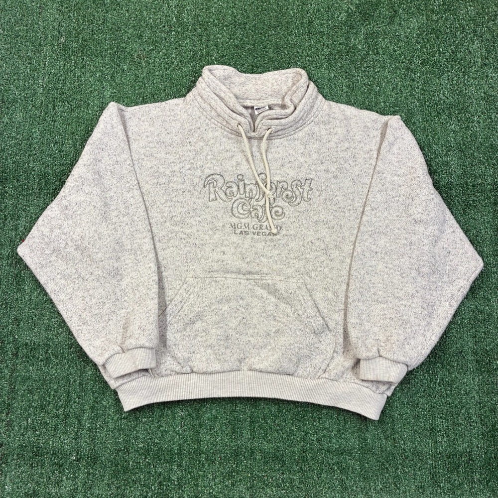 Vintage Rainforest Cafe MGM Grand Las Vegas Embroidered Crewneck